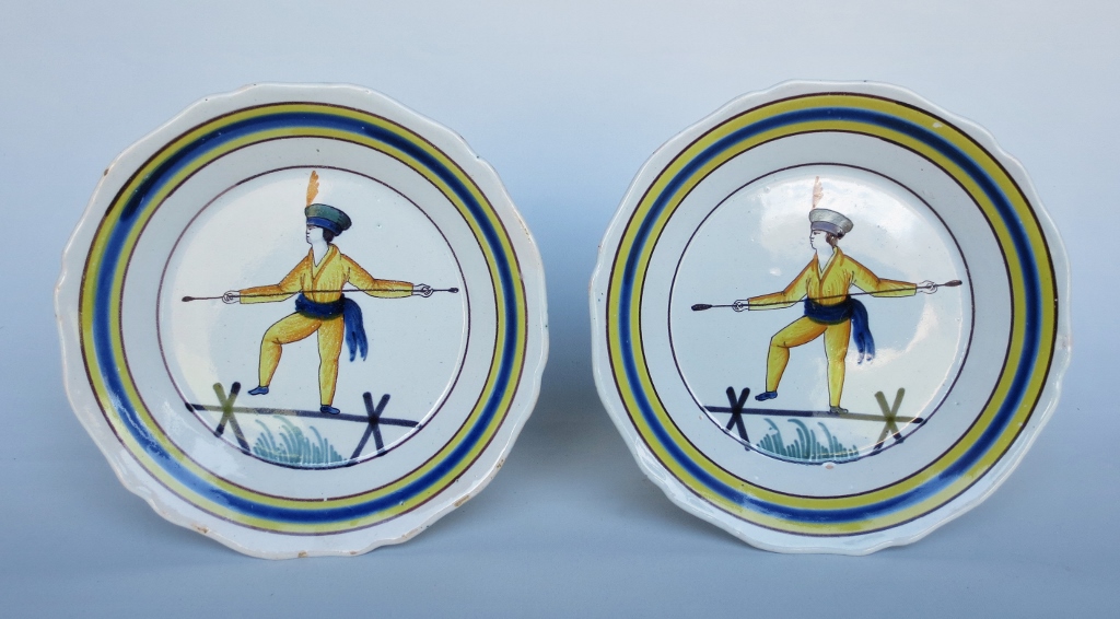 Pair Of Plates Tightrope, Nevers.-photo-8