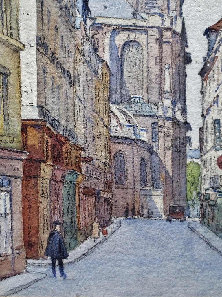 Rues De Paris, Aquarelles.-photo-1