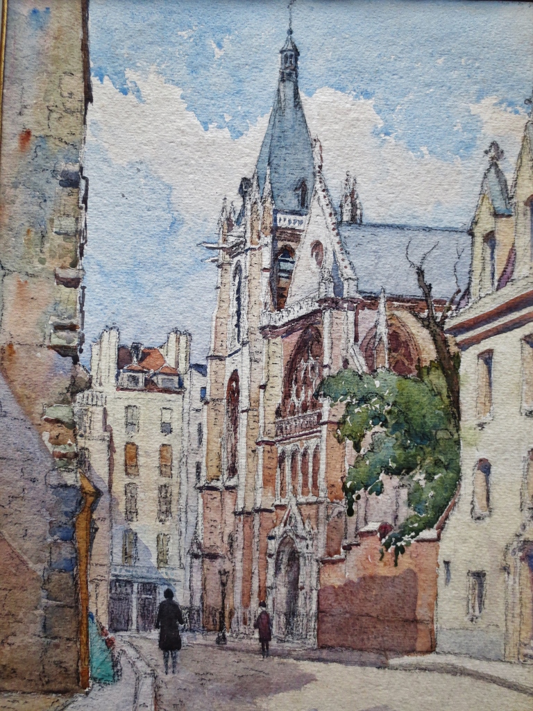 Streets Of Paris, Watercolors.-photo-4