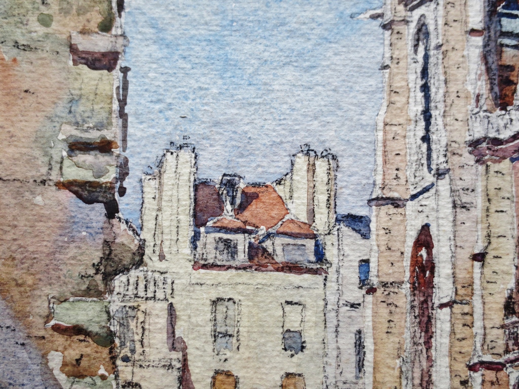 Streets Of Paris, Watercolors.-photo-7