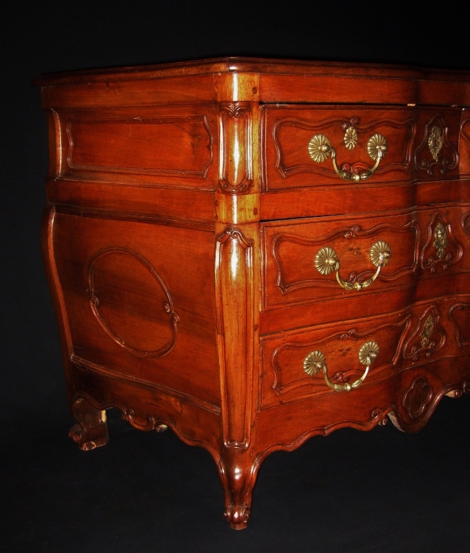 Commode Louis XV, XVIIIe Siècle.-photo-2