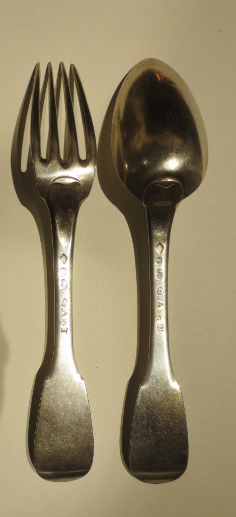 Pair Of Empire Period Cutlery.-photo-2