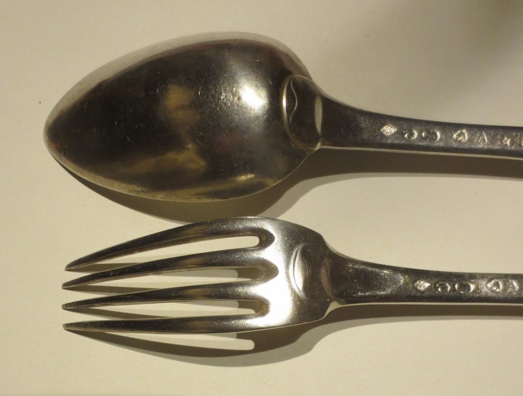 Pair Of Empire Period Cutlery.-photo-2