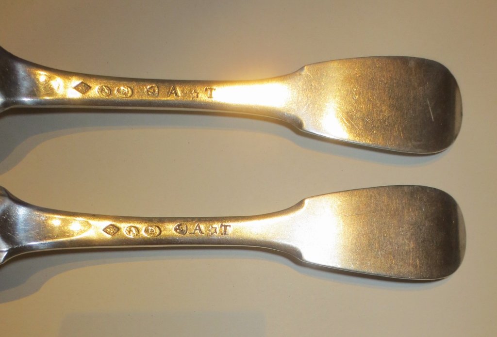 Pair Of Empire Period Cutlery.-photo-3