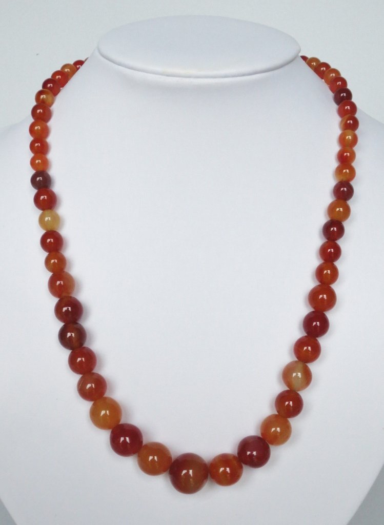 Collier En Perles d'Agate.