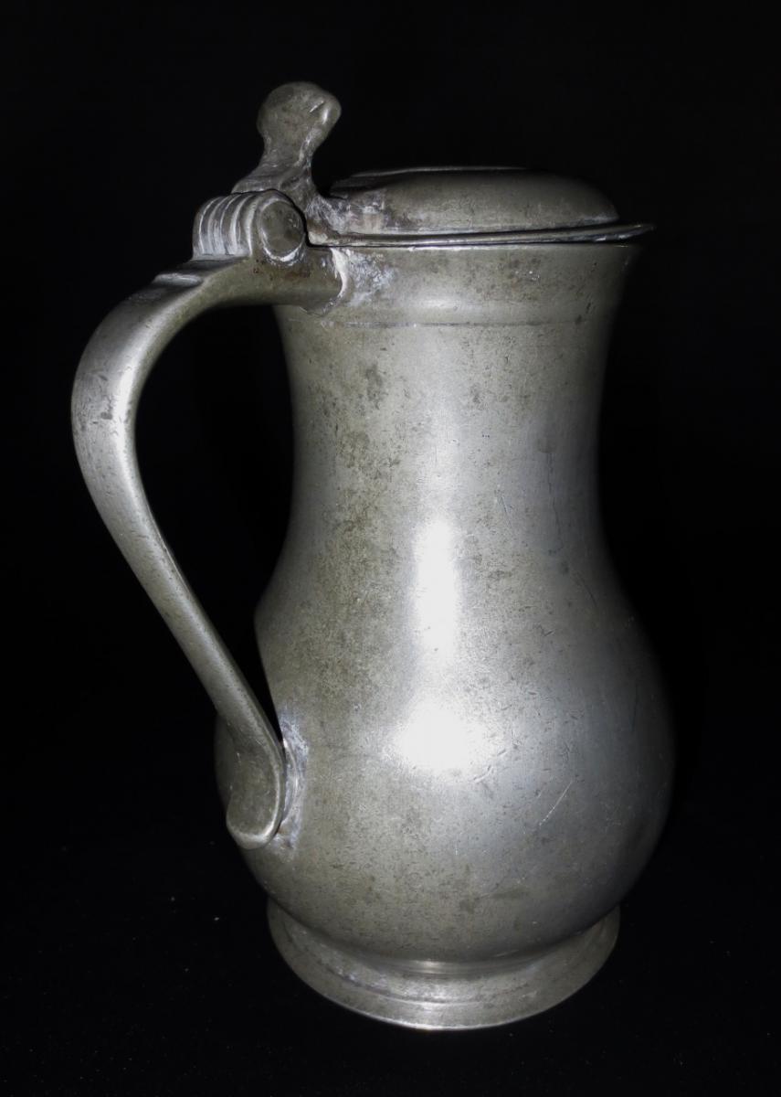 Pewter Pitcher Of The Early Nineteenth Century-photo-1