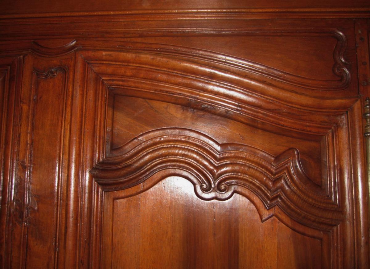 Armoire Louis XV Walnut Solid-photo-2