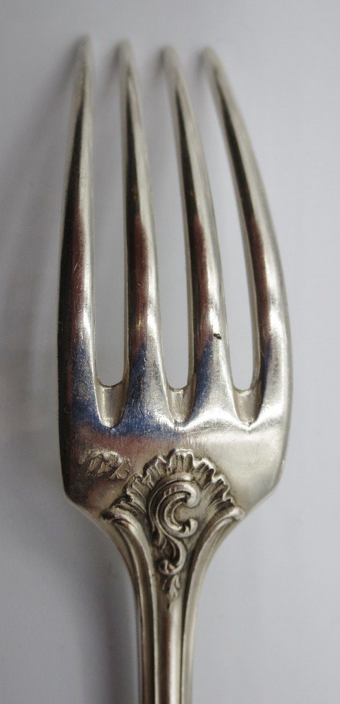 Series Of Twelve Solid Silver Cutlery.-photo-5