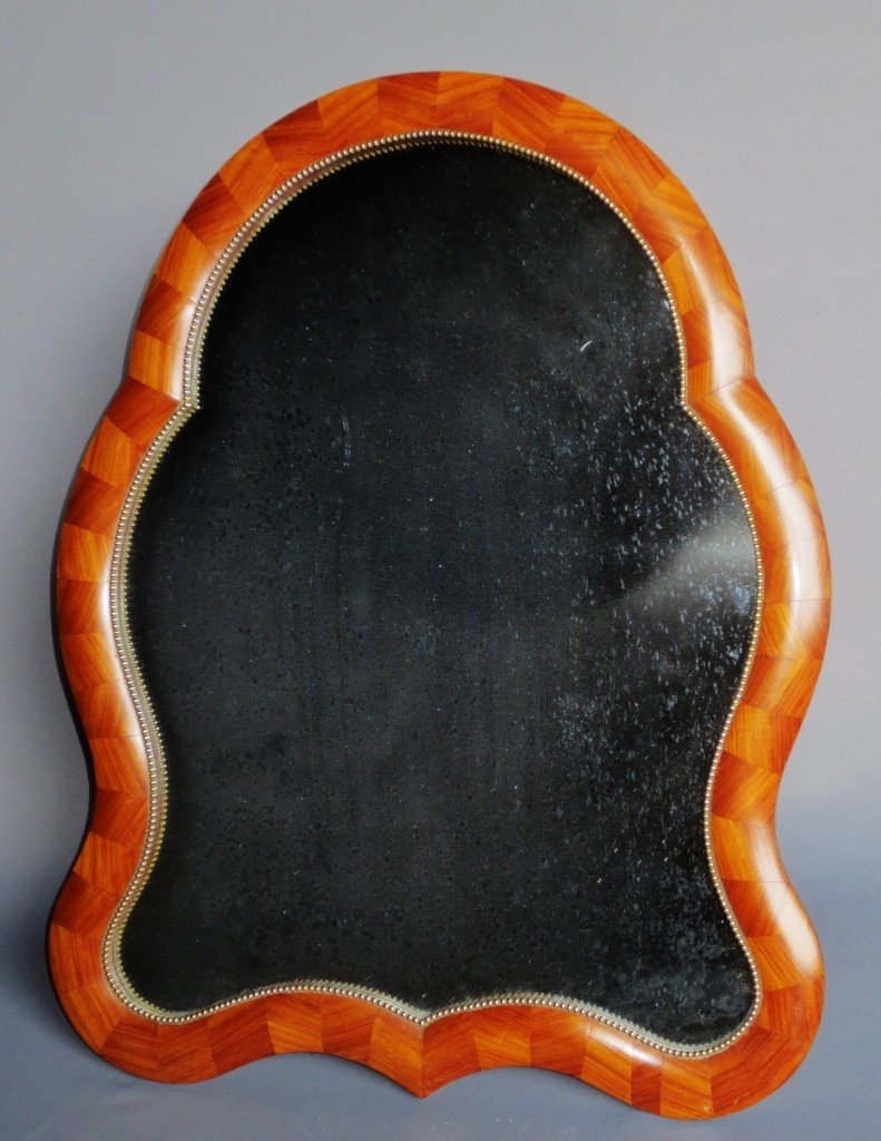 Rosewood Table Mirror.-photo-2