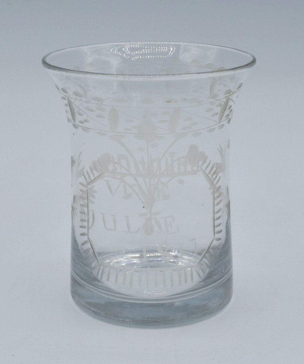 Verre Début XIXe Siècle. -photo-2