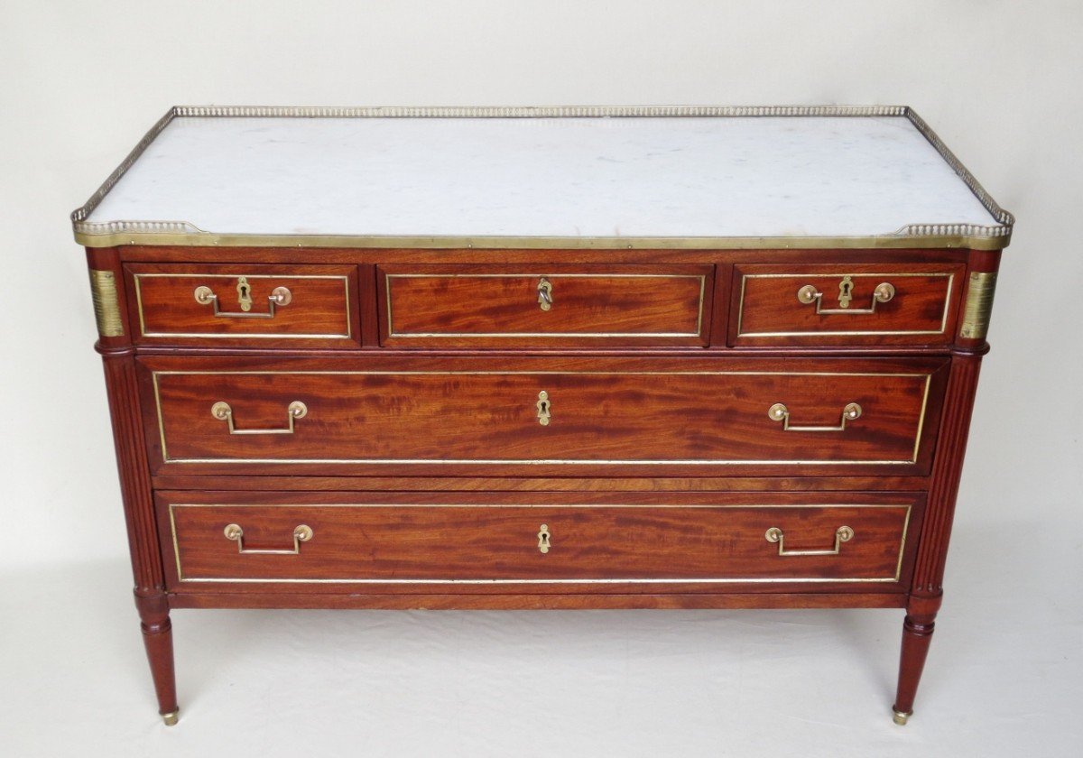 Commode Louis XVI, Fin Du XVIIIe Siècle.-photo-8