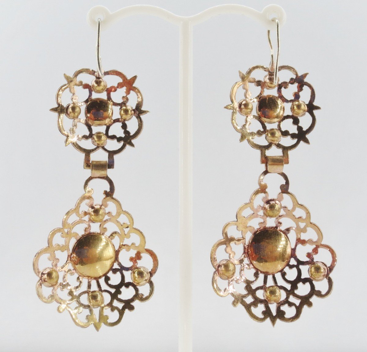 Normandy Earrings, 19th Century.-photo-1