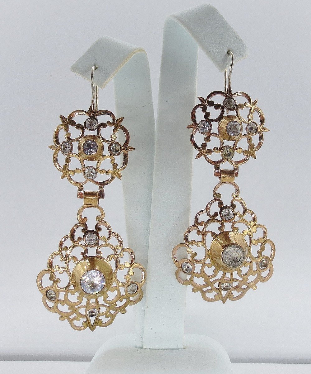 Normandy Earrings, 19th Century.-photo-5