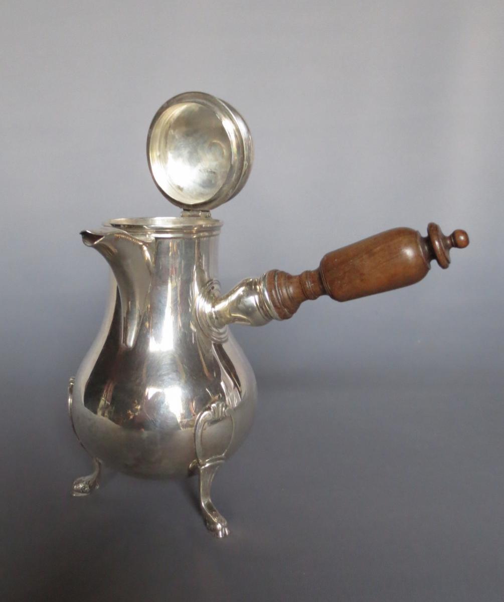 Small Jug Tripod In Sterling Silver.-photo-3