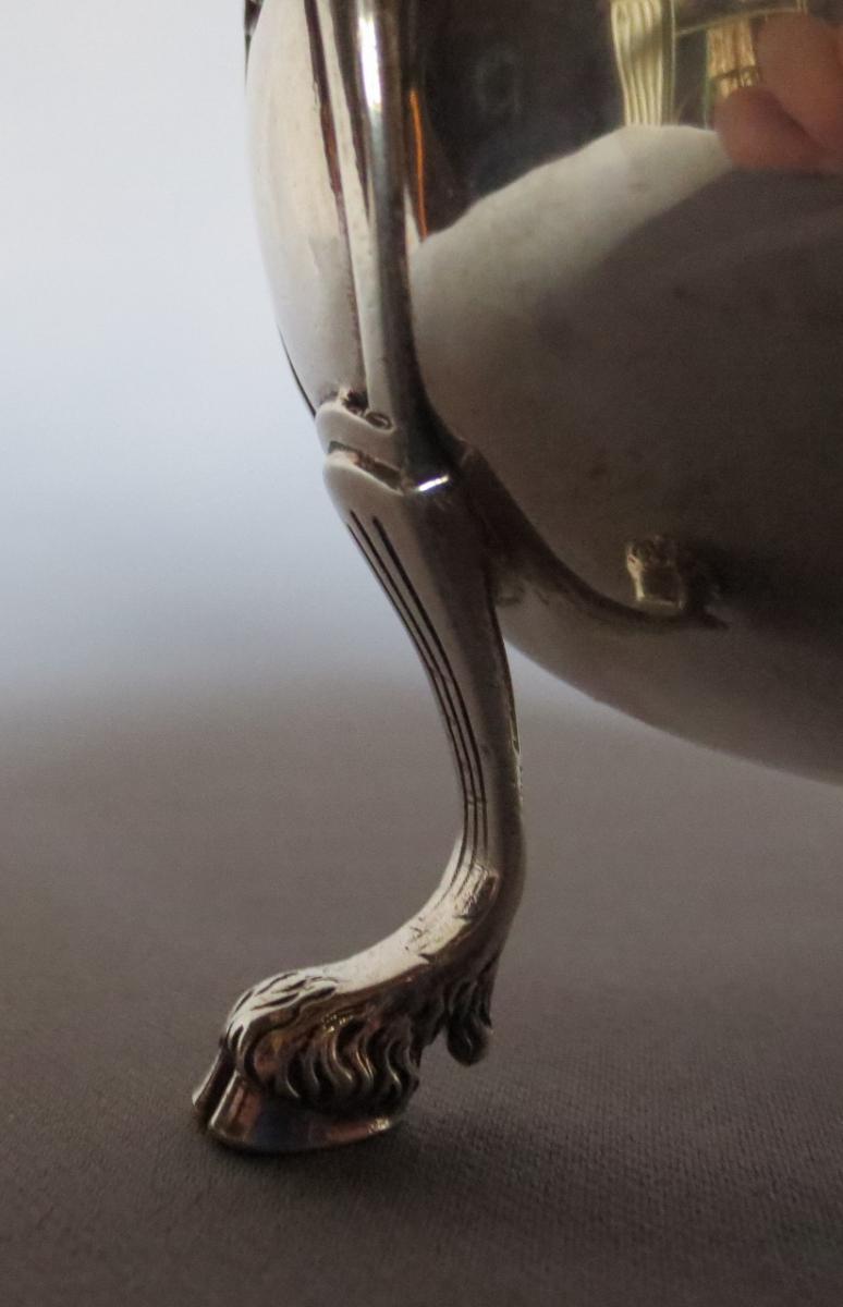 Small Jug Tripod In Sterling Silver.-photo-6