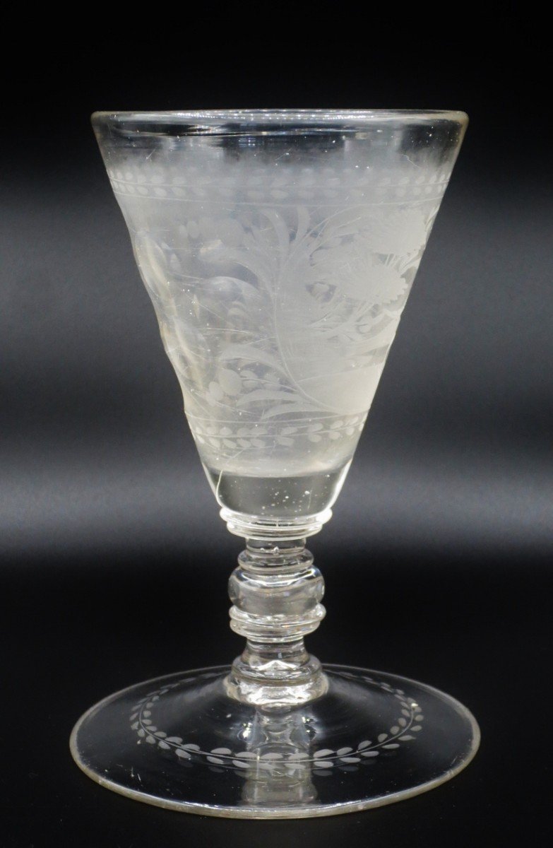 Verre De Bohème, XVIIIe Siècle.-photo-4