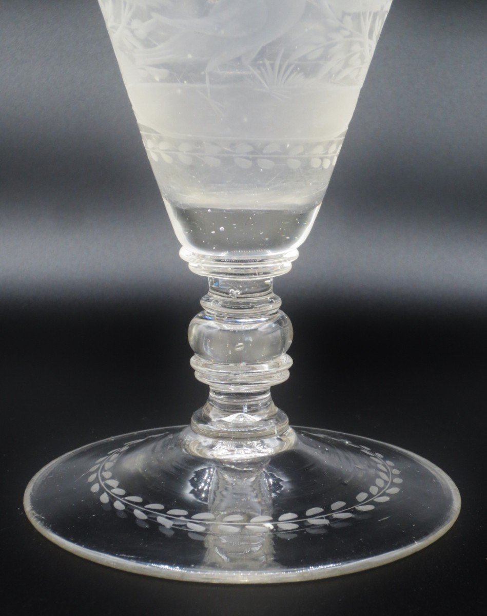 Verre De Bohème, XVIIIe Siècle.-photo-3