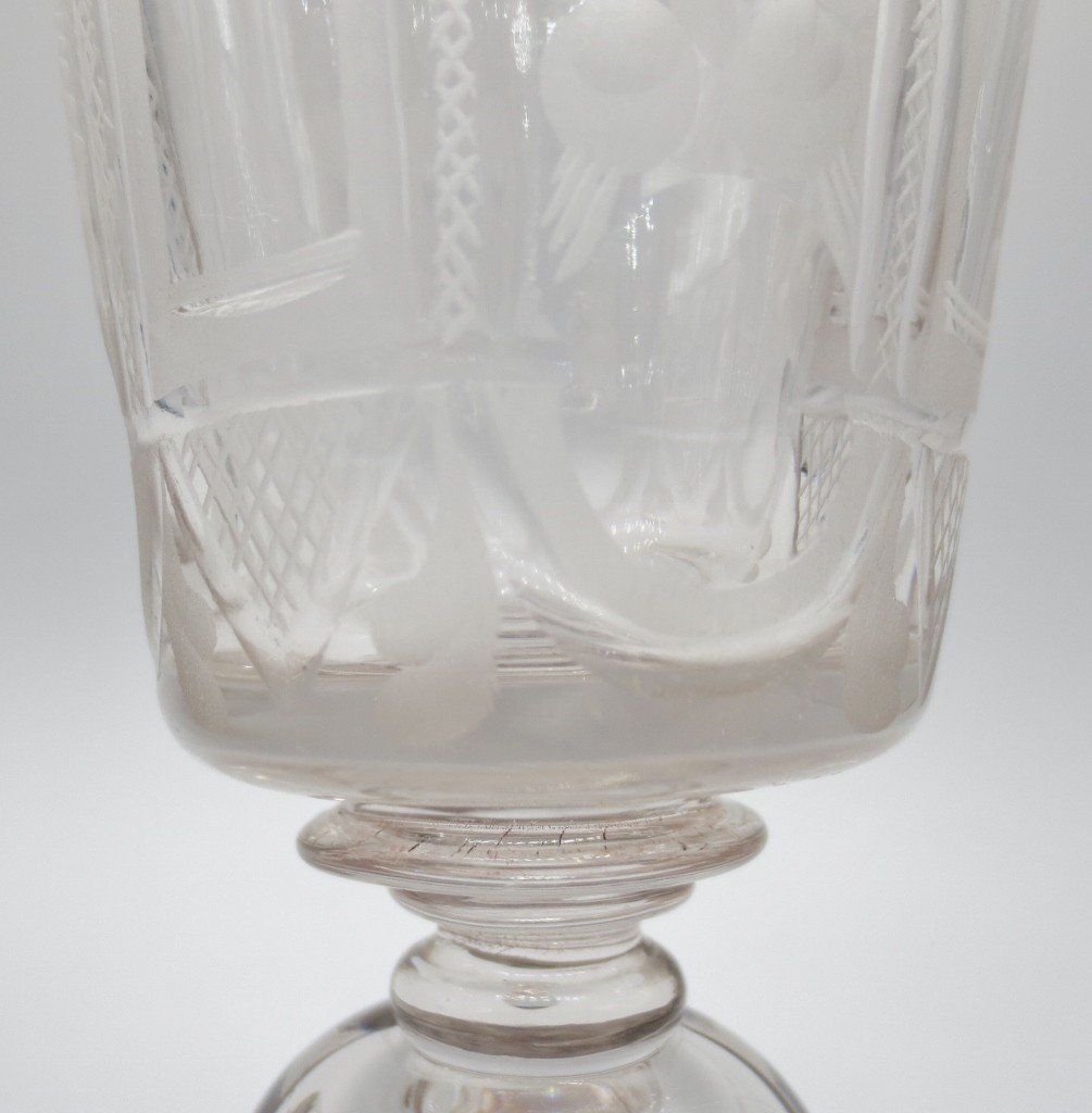18th Century Leg Glass.-photo-3