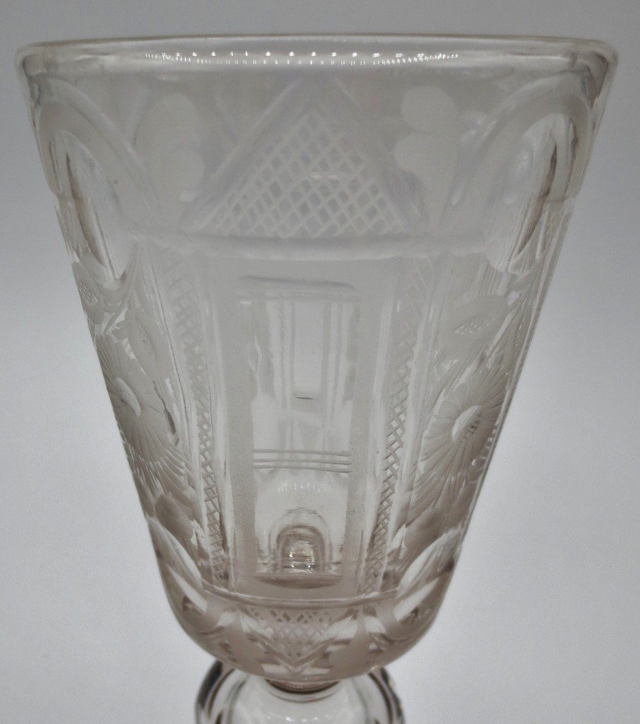 18th Century Leg Glass.-photo-1