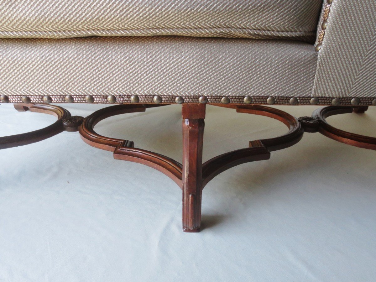 Louis XIV Lounge Chair.-photo-4