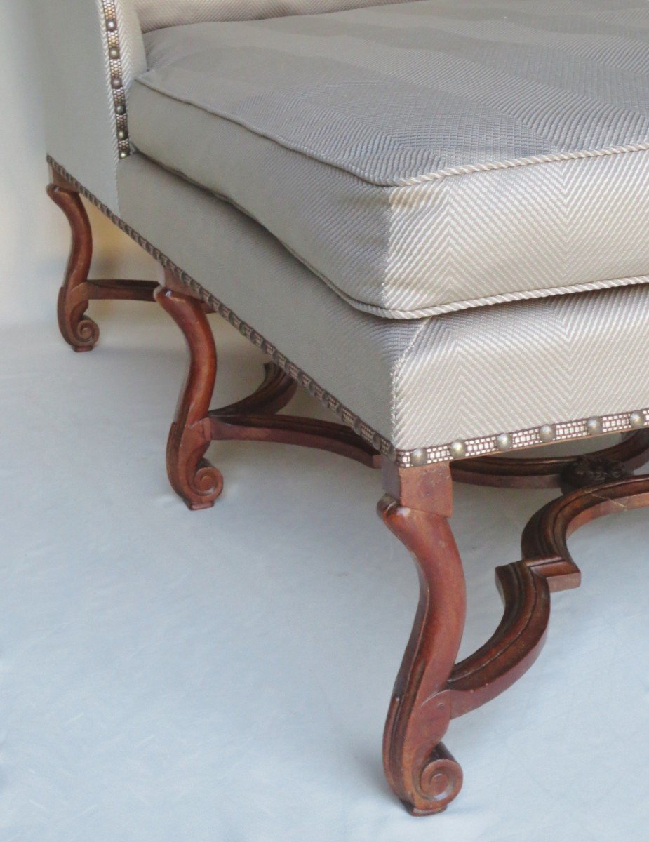 Louis XIV Lounge Chair.-photo-4
