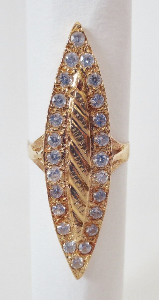 Bague Marquise, Or, XXe Siècle.