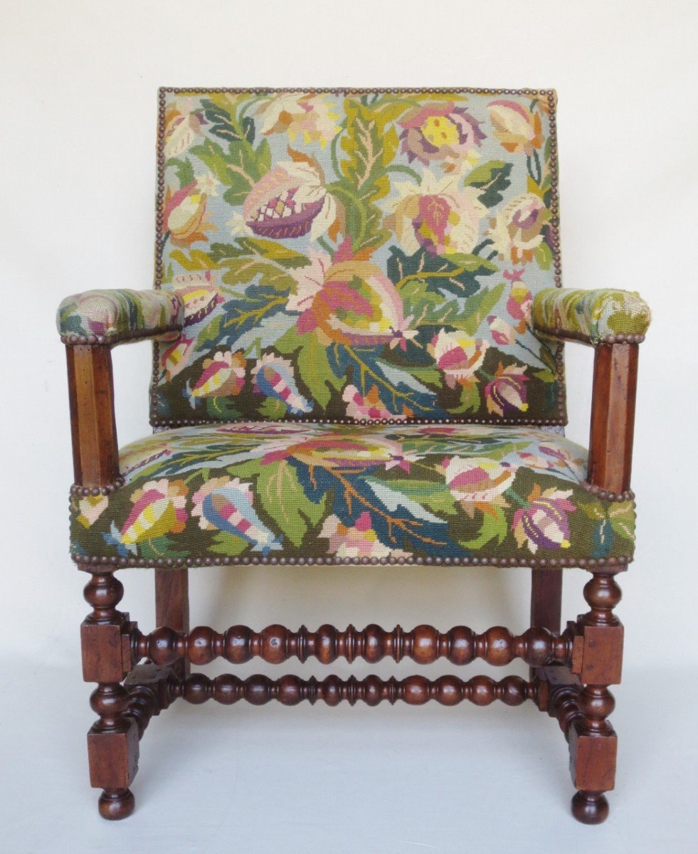 Chaise à bras, XVIIe siècle. -photo-7