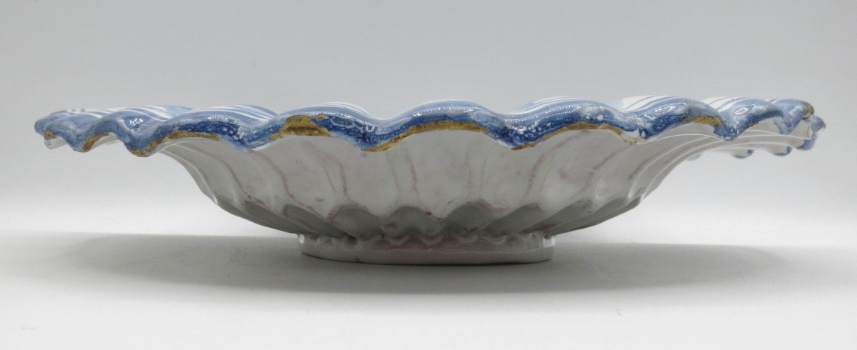 Earthenware Hollow Dish, Frankfurt Late 17th Century.-photo-5