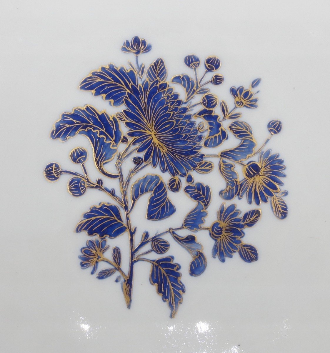 Plat En Porcelaine De Chine XVIIIe Siècle. -photo-2