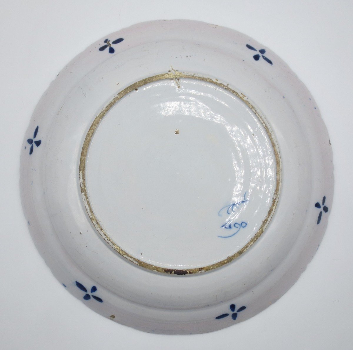 Plat En Faïence De Delft, XVIIIe Siècle.  -photo-2