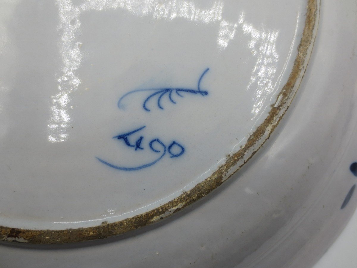 Delft Earthenware Dish, Eighteenth Century.-photo-4