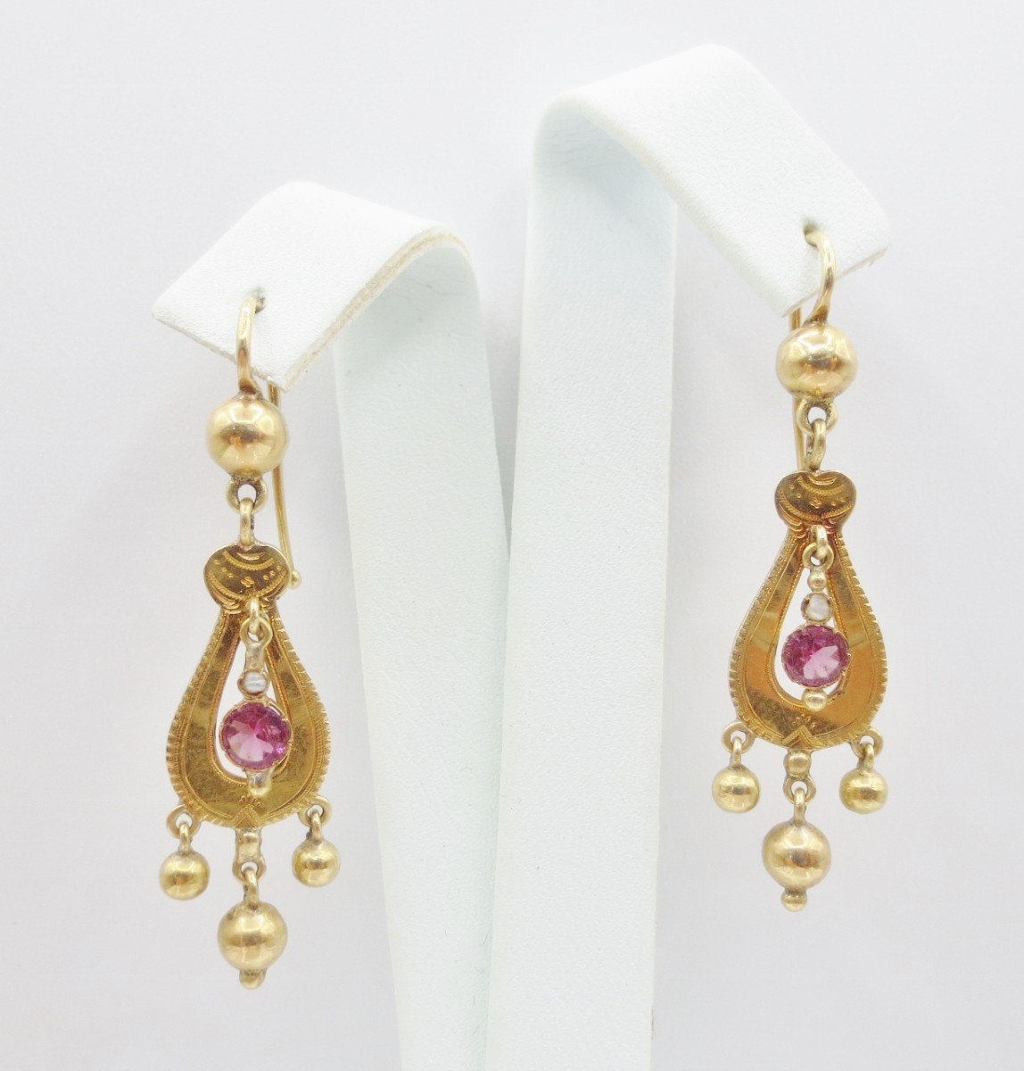 Boucles d'Oreille, XIXe Siècle,-photo-2
