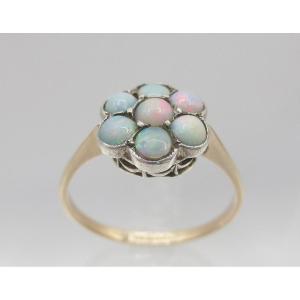 Gold And Opals Ring.