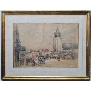 Saint Germain Des Prés, Signed Frédéric Léon 