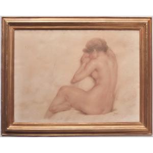 Nu dessiné à la Sanguine.