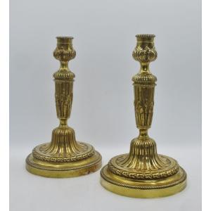 Pair Of Louis XVI Style Torches.