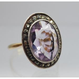 Bague sertie d'une améthyste, Napoléon III. 