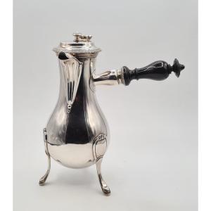 Large Tripod Pitcher, Paris 1st District Rooster, 1798–1809.