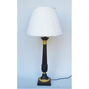 Bronze Lamp, Early 19th Century.