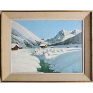 Pierre Godar, paysage de Savoie.