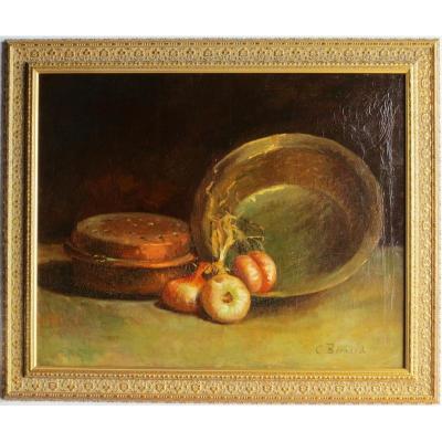 Still Life Signed C.bernard.