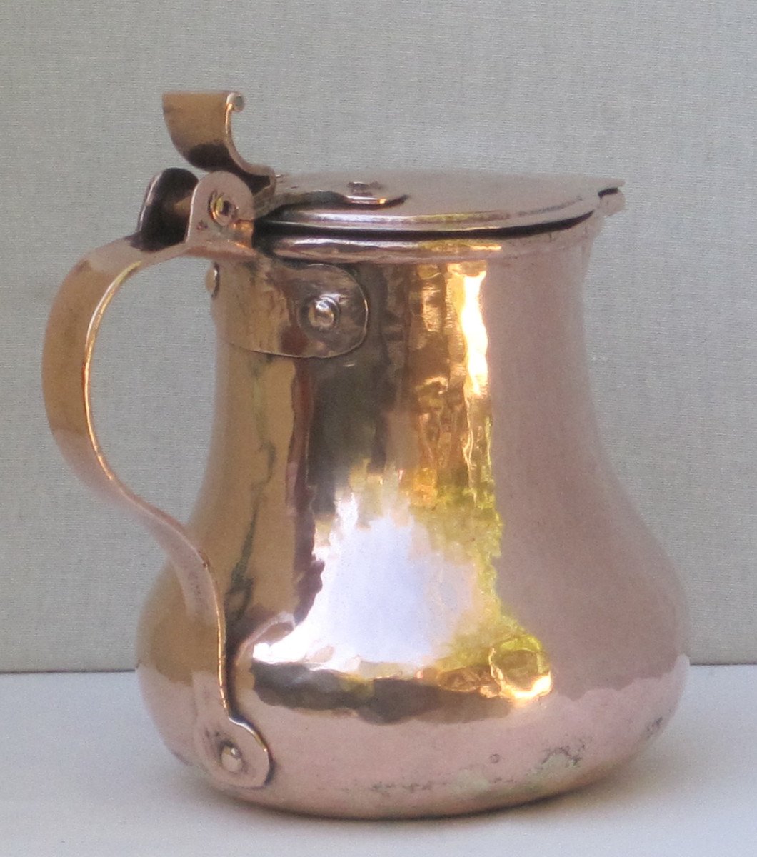 Coquemar In Copper. 18th Century.-photo-2