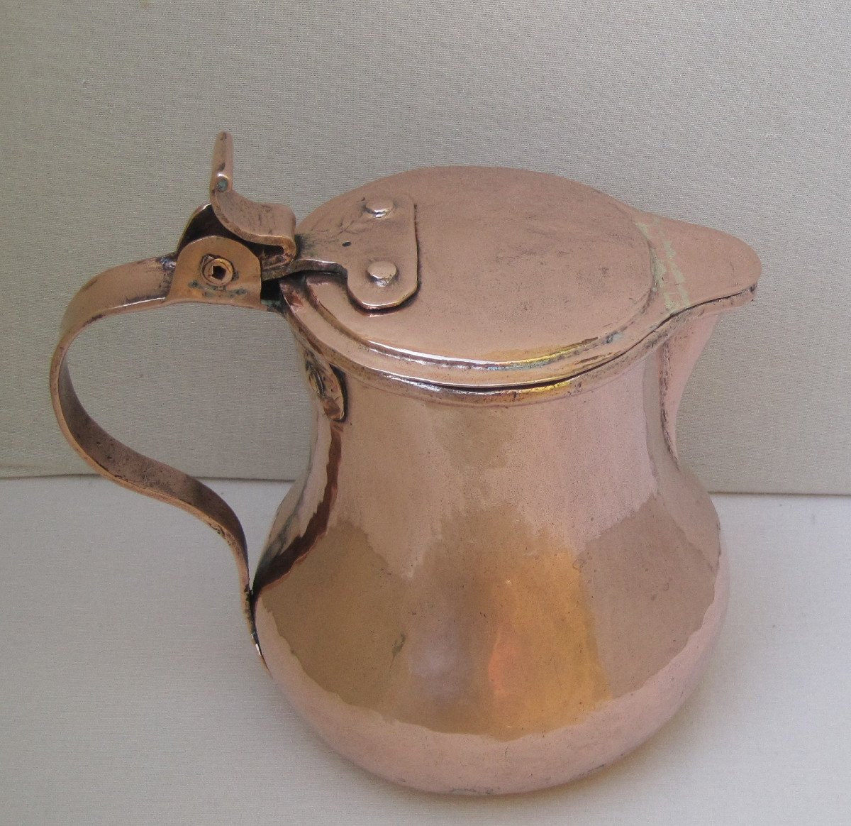 Coquemar In Copper. 18th Century.-photo-1
