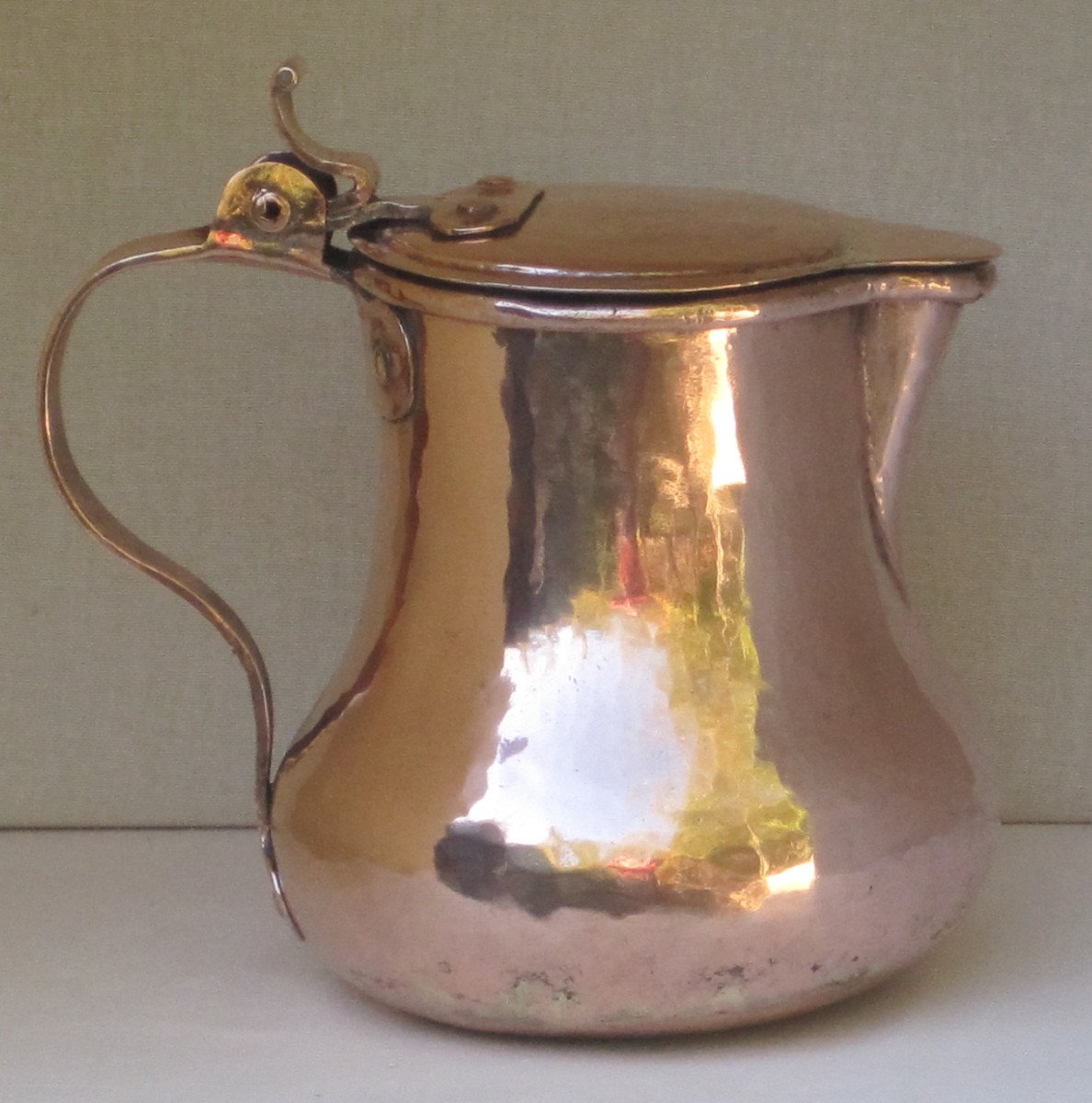 Coquemar In Copper. 18th Century.-photo-8