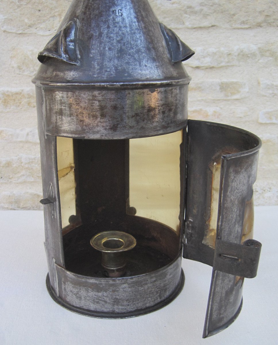 Portable Lantern, Sheet Iron. 19th C.-photo-4