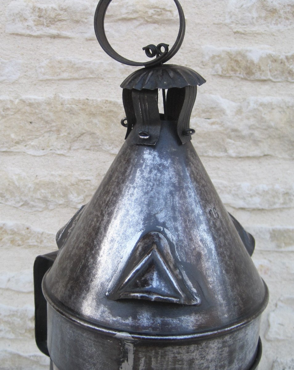 Portable Lantern, Sheet Iron. 19th C.-photo-2