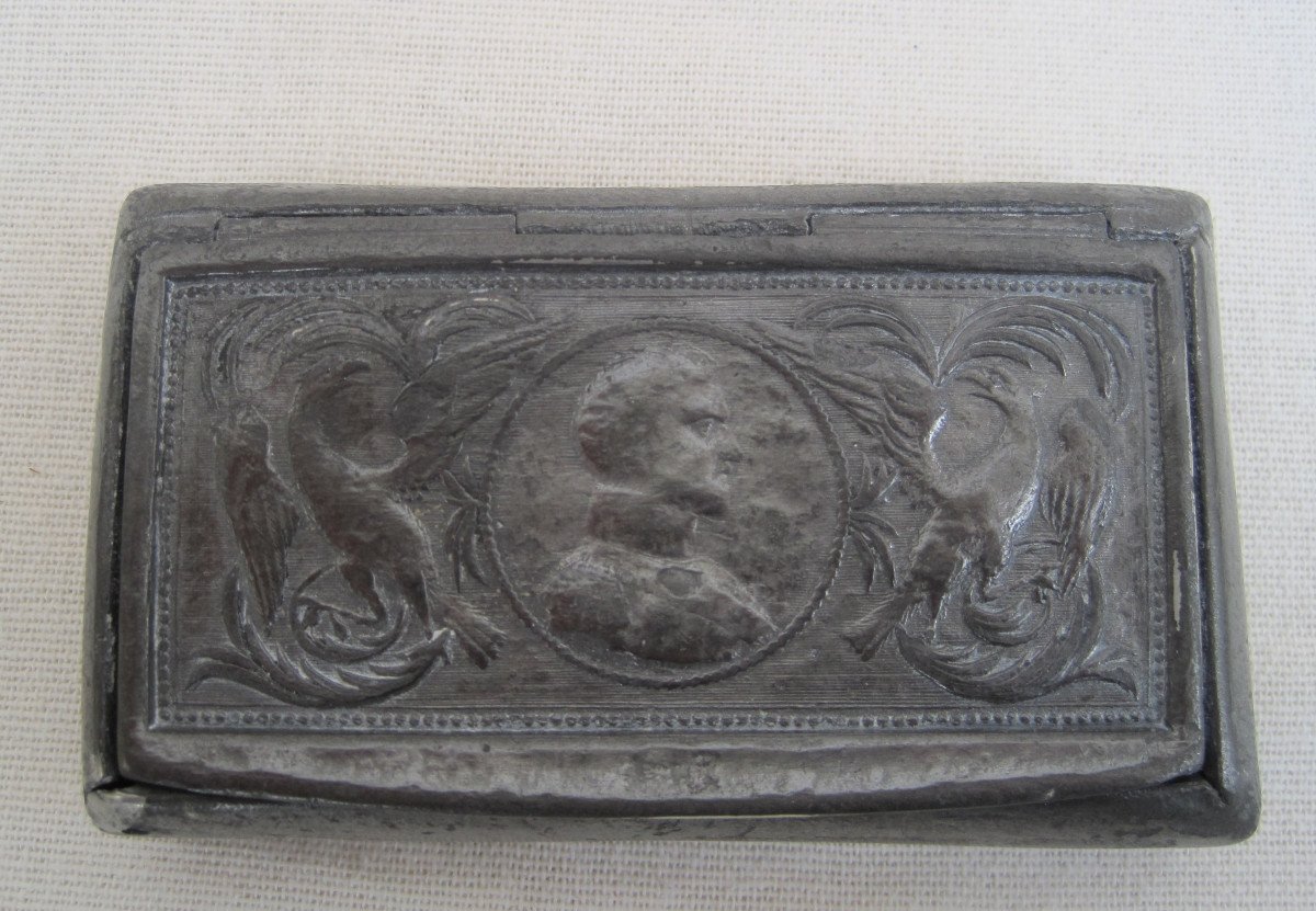 Pewter Snuffbox. Germany. Early 19th Century.