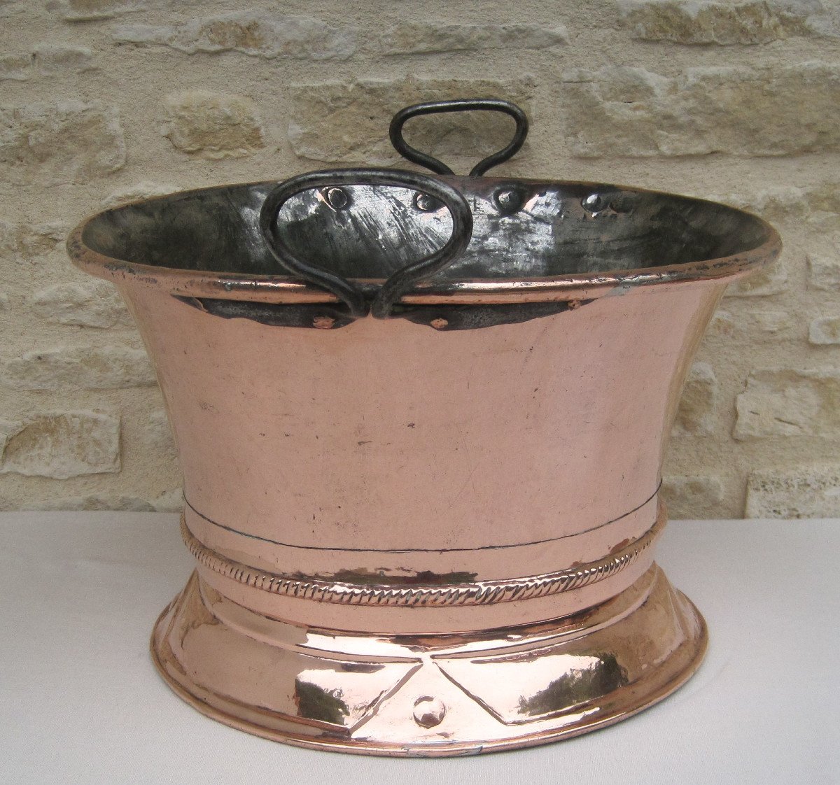 Cooler In Copper. 18th Century.-photo-2