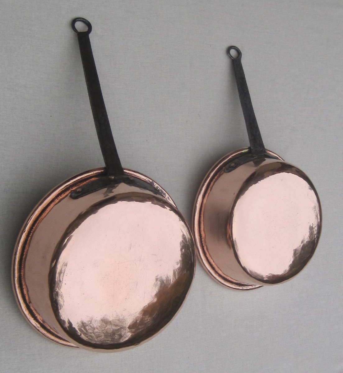 Sauteuse En Cuivre TOURNUS Diamètre 22.5 Cm - Pour Gaz Et électrique