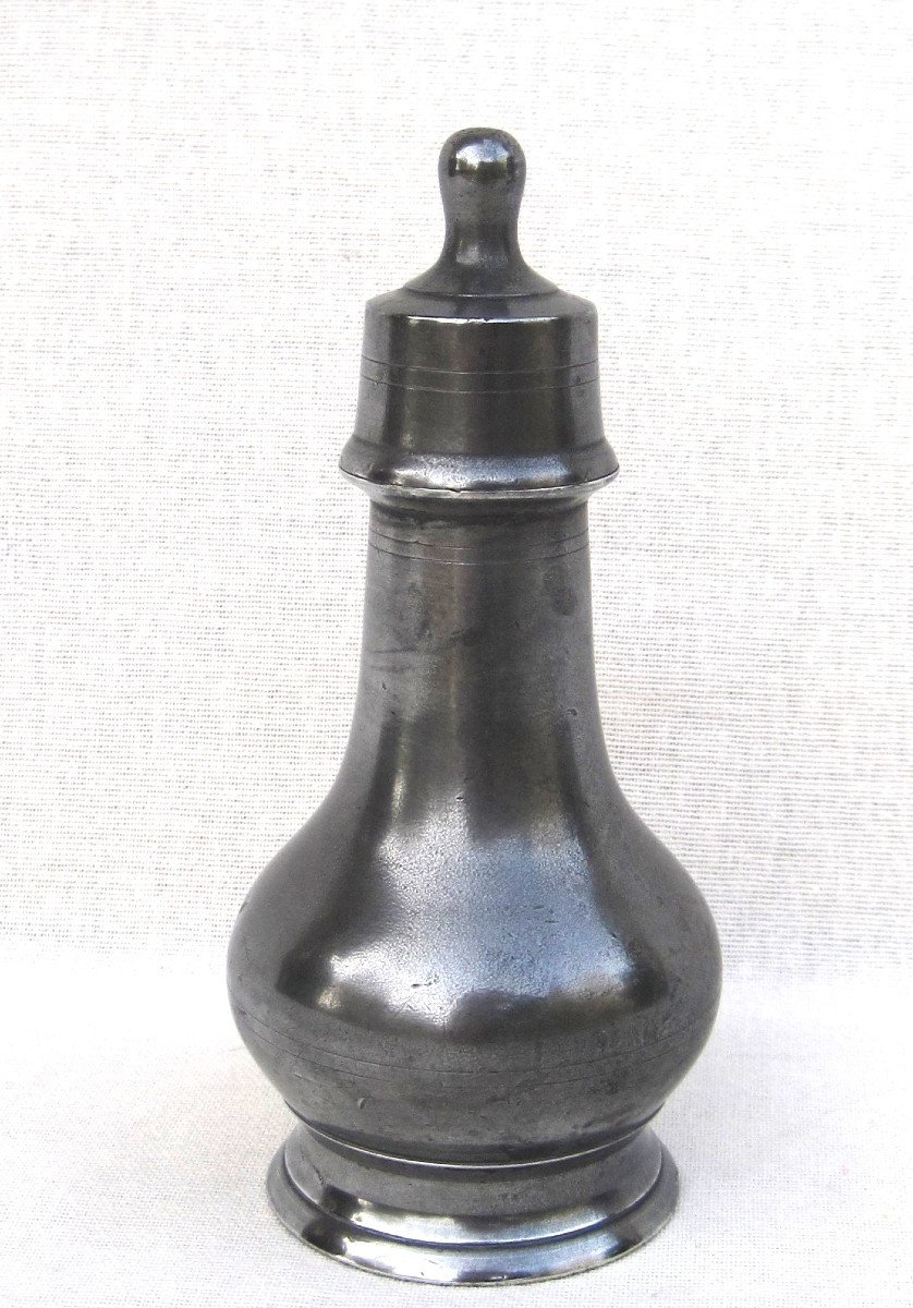 Pewter Baby Bottle. 19th Century. 